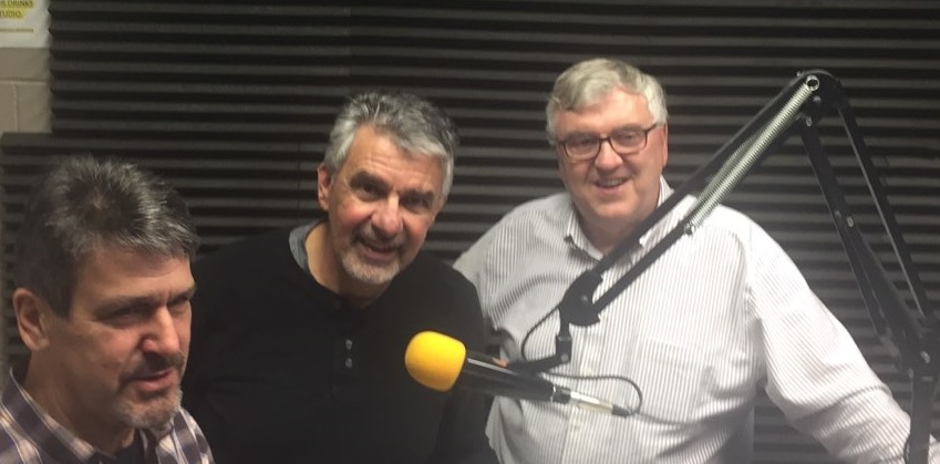  A photo from my first guest host radio stint in early 2019. 