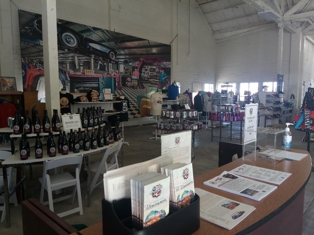  While the Graffiti USA Classic Car Museum is not open officially, the gift shop serves customers two days a week (Friday and Saturday). Photo: Steve Newvine 