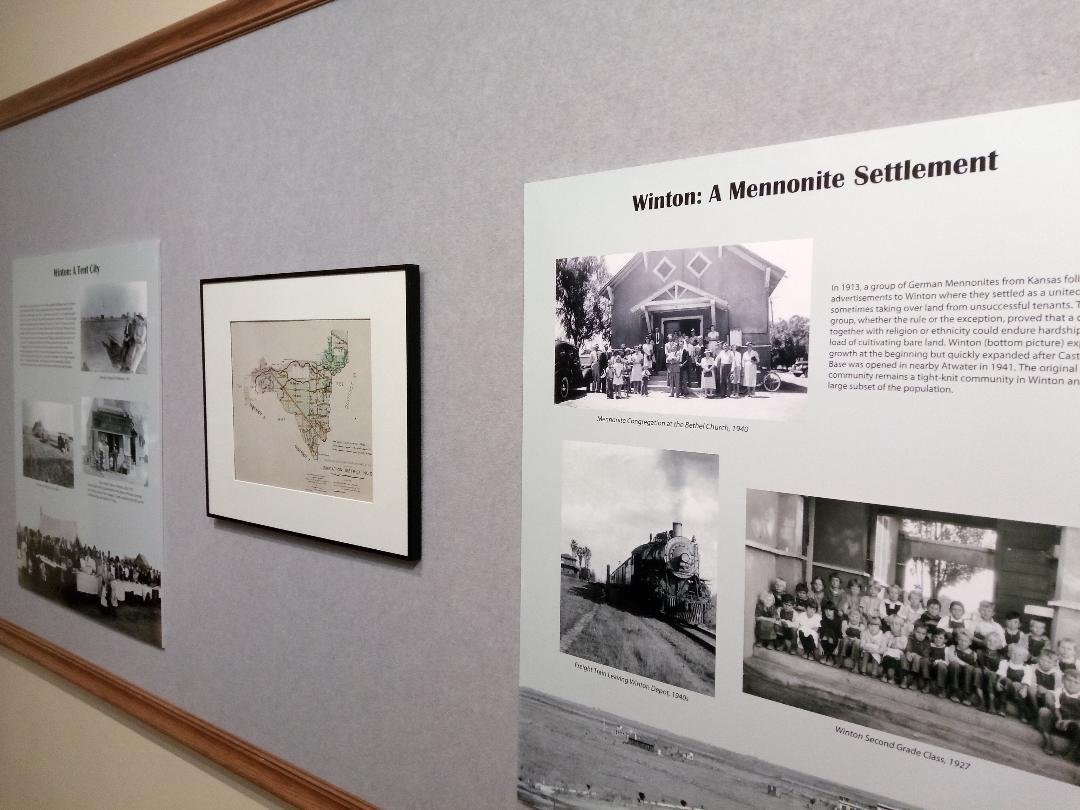  The Mennonite colony in Winton is one of several neighborhoods featured in the exhibit Settlement of Merced County: From Homestead to Colonization at the Merced Courthouse Museum.  Photo:  Steve Newvine 
