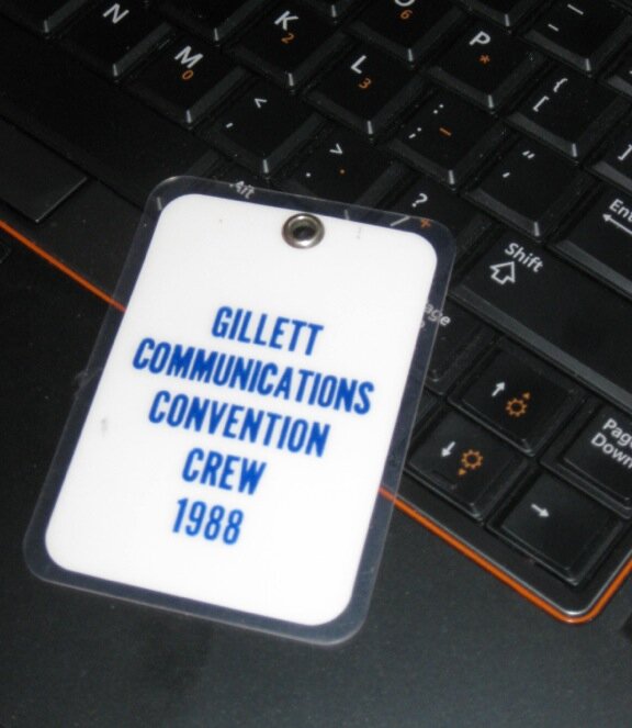  My press credential from the 1988 GOP Convention. Photo: Newvine Personal Collection 