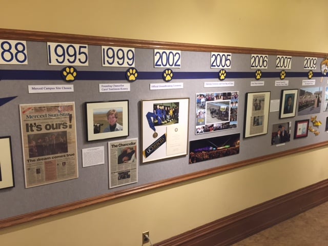  A Merced Sun Star front page with the latest news about construction of the newest UC campus.  Photo by Steve Newvine 