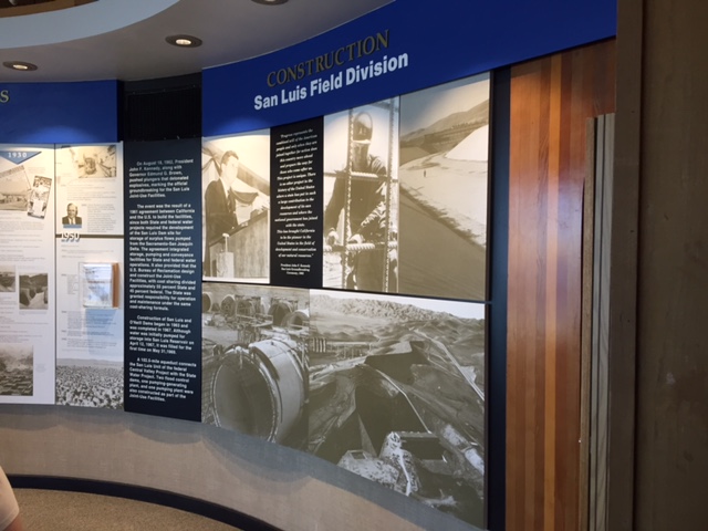  Display inside the center.  photo by steve Newvine 