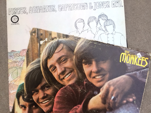   Two of my Monkees albums.  Photo:  Newvine Personal Collection 