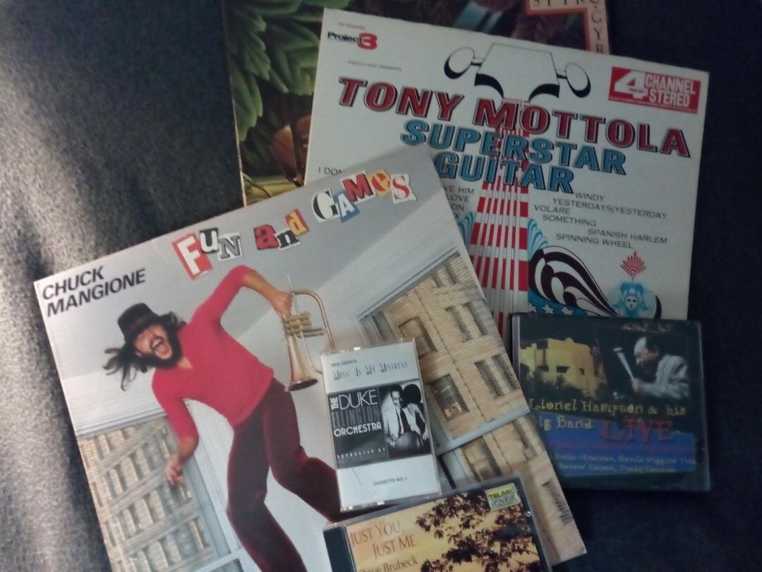  Some of the music in my father-in-law’s collection.  Photo: Newvine Family Collection 