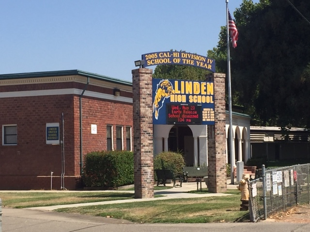 Linden High School is proud of their alumnus Aaron Judge.  Photo by Steve Newvine 