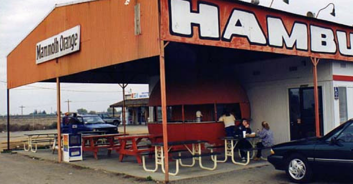  A vintage photograph of the locally famous Fairmead Orange Stand on Highway 99.  The stand closed about ten years ago. Photo: GoFundMe.com/mammothorange 