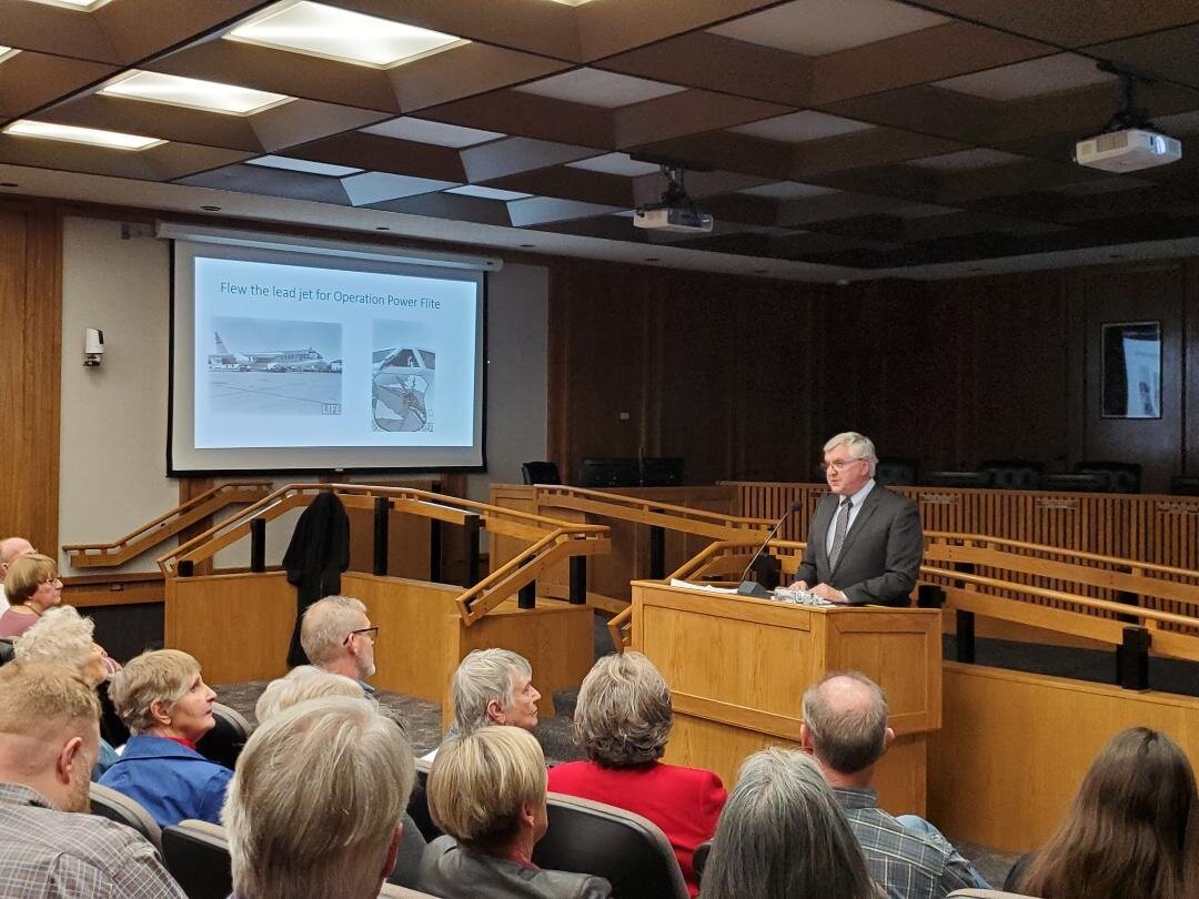  I spoke to the membership of the Merced County Historical Society in February. To give that talk today, I would be governed by the rules of social distancing. Photo: Sarah Lim, Merced County Historian 