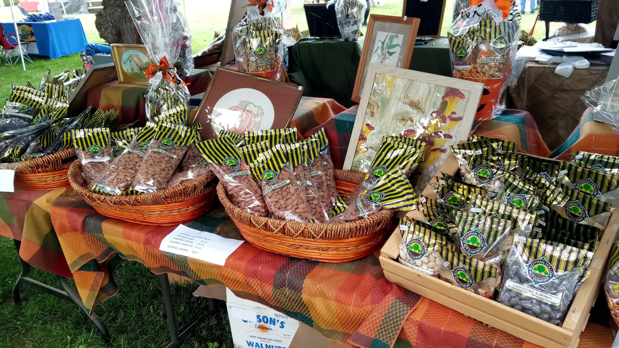  Attendees at the 2022 Merced County Nut Festival found all kinds of pistachios, walnuts, and almonds available with such value-added features as specialized flavoring. Plans are already underway to produce the 2023 event. Photo: Steve Newvine  