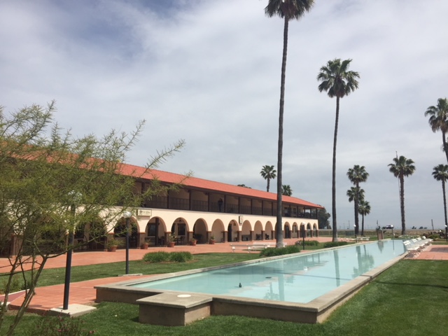  The sprawling grounds of The Hotel Mission De Oro in Santa Nella, Merced County.  Photo by Steve Newvine 