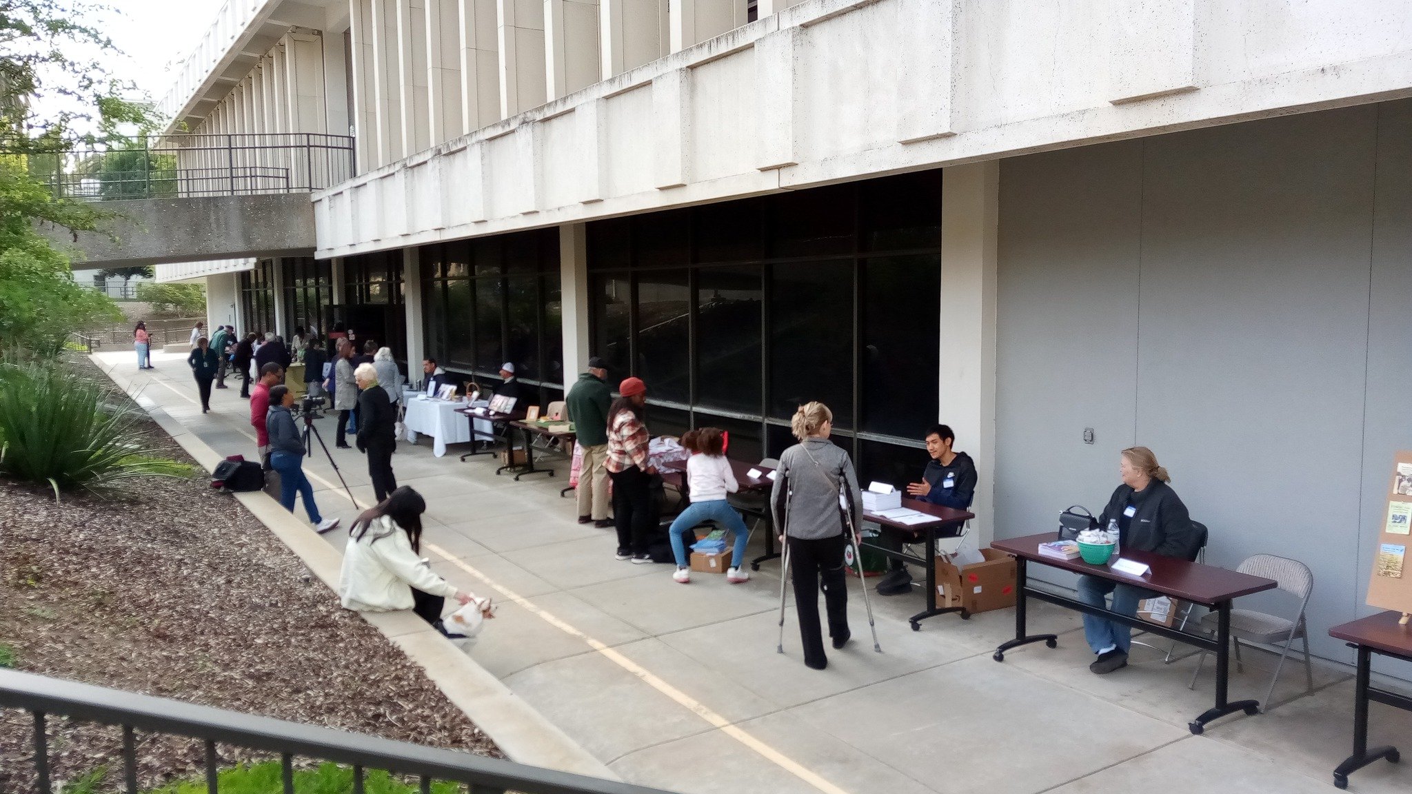 Writers and readers got together at the downtown Merced Library in early November for the first-ever Local Author Fair. Photo: Steve Newvine