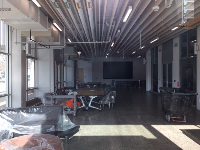   Open space will greet the visitor to the UC Merced Downtown Campus Center.  Photo- Steve Newvine  