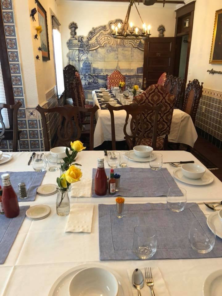   The interior of Wool Growers is set up for family style dining.  Photo:  Wool Growers Restaurant Facebook page. 